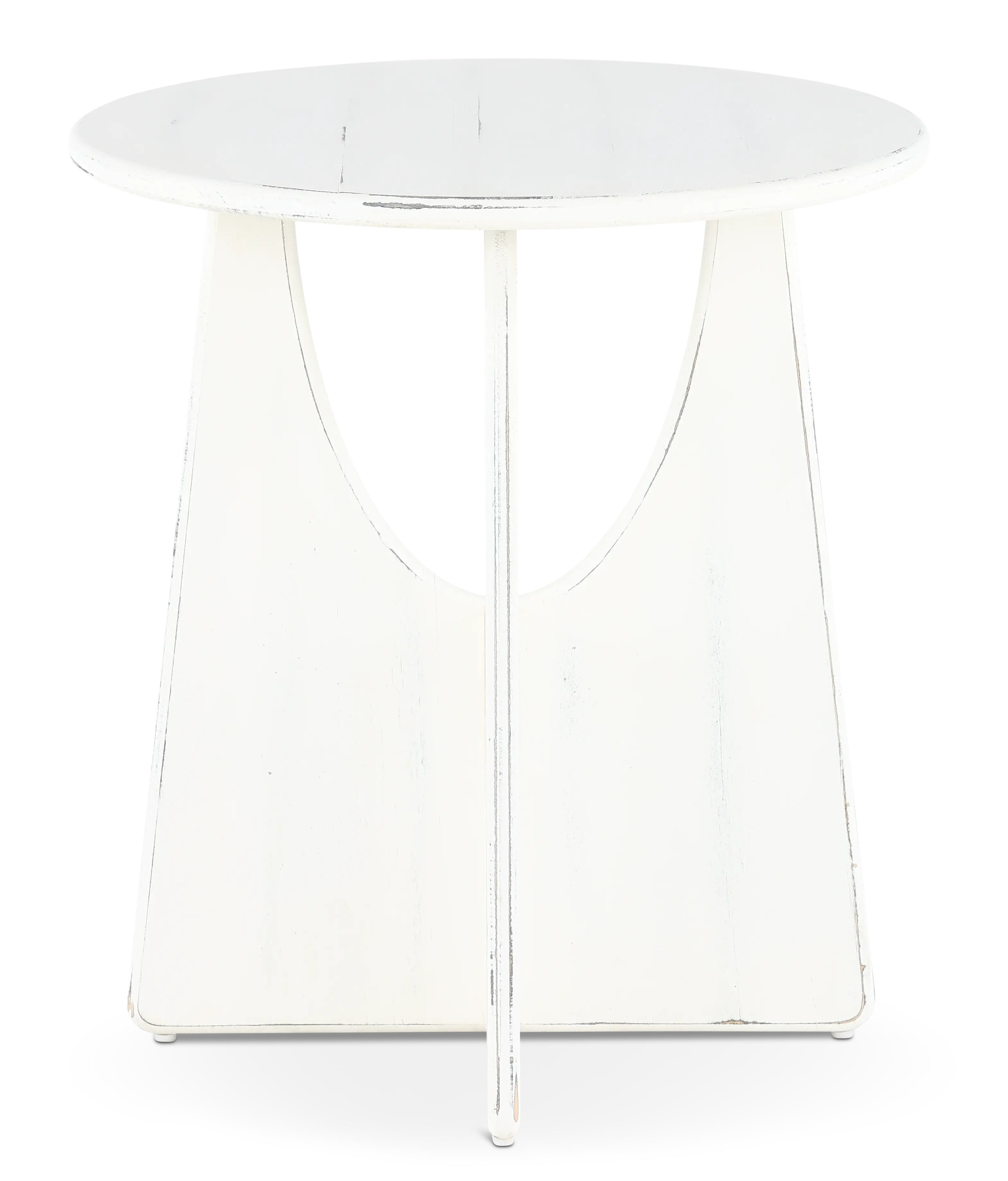 Marabella White End Table-1