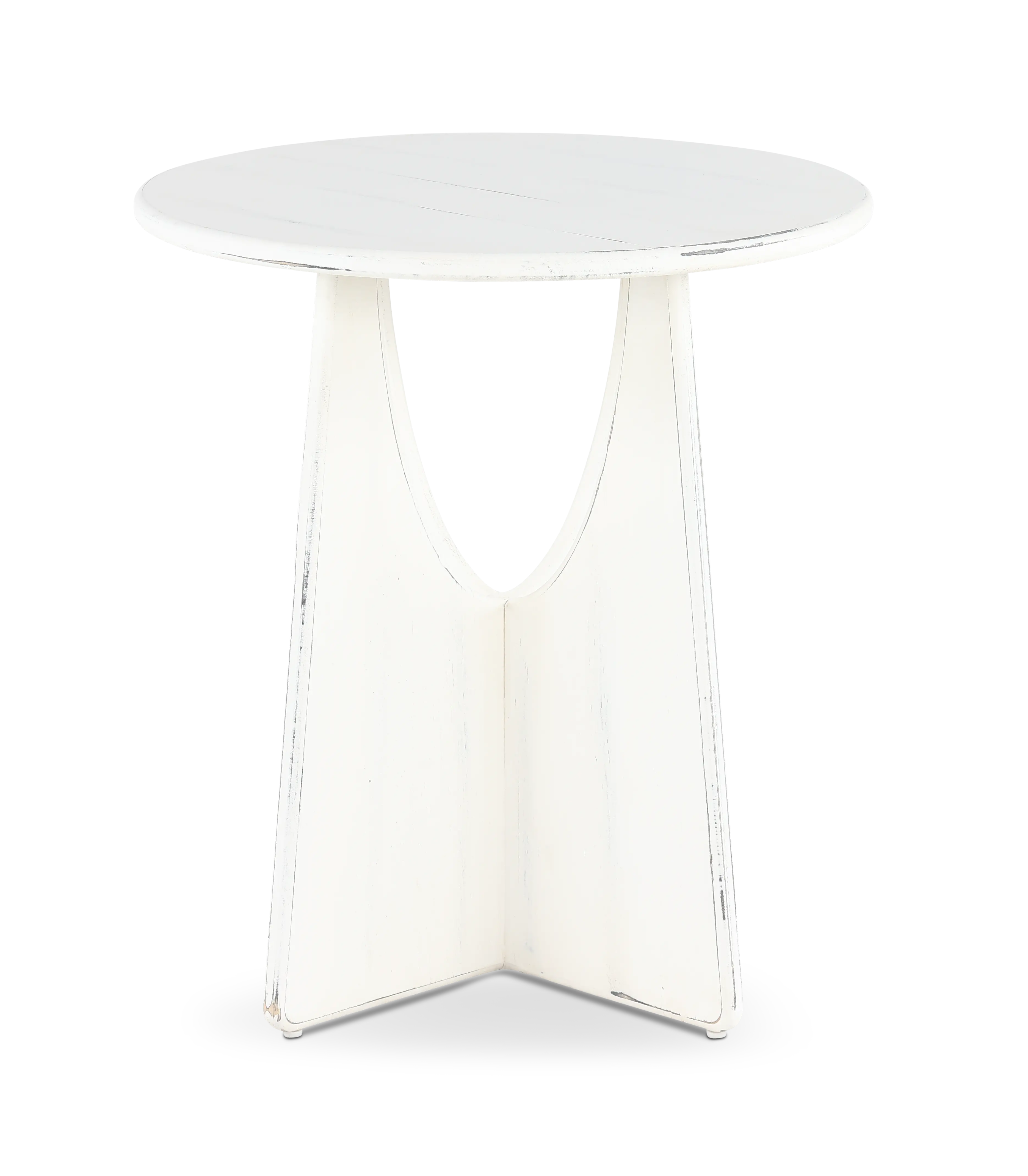 Marabella White End Table-4