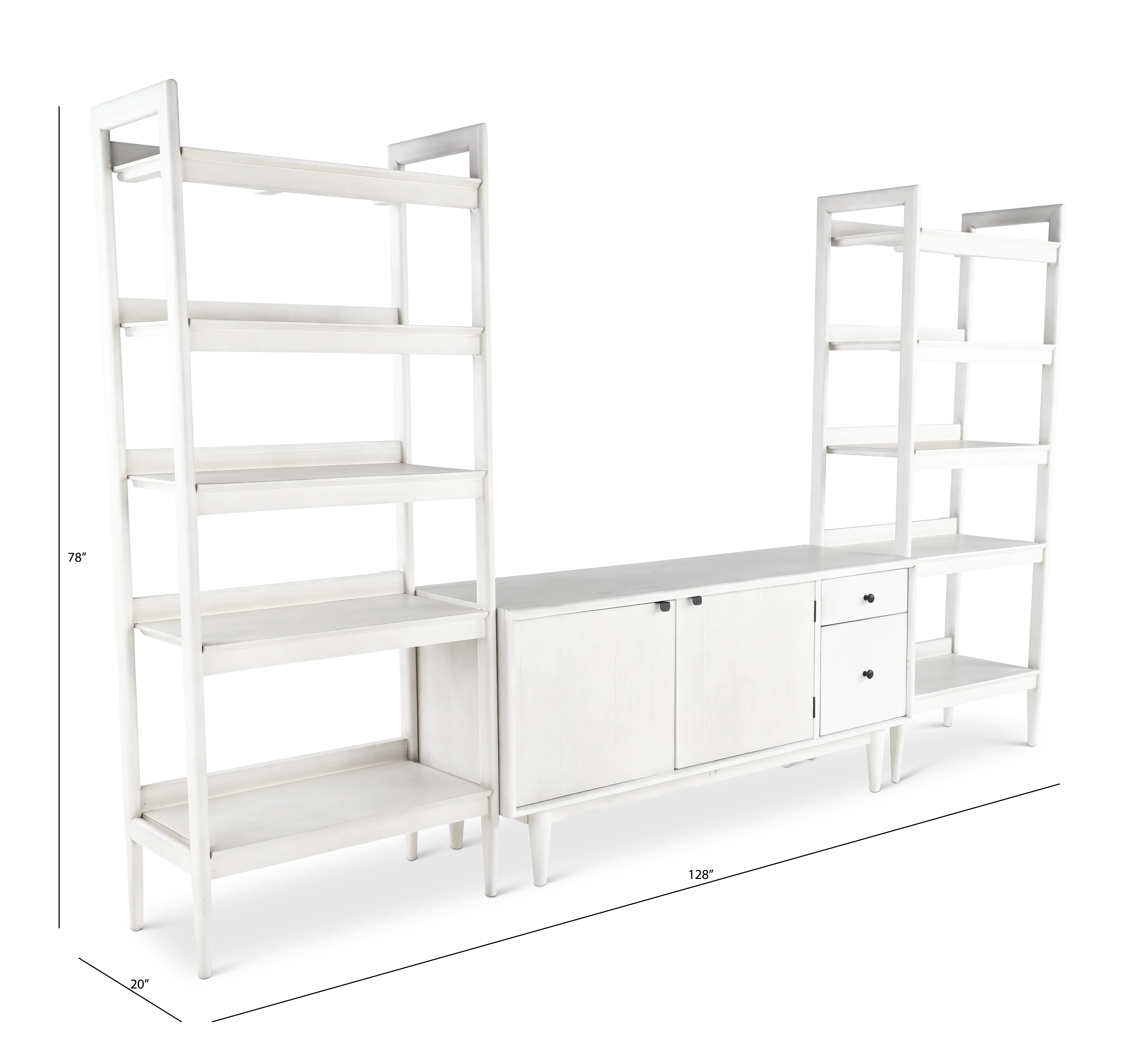 Marabella Peg White Entertainment Center-3