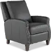 Hunter Gray Pushback High-Leg Recliner