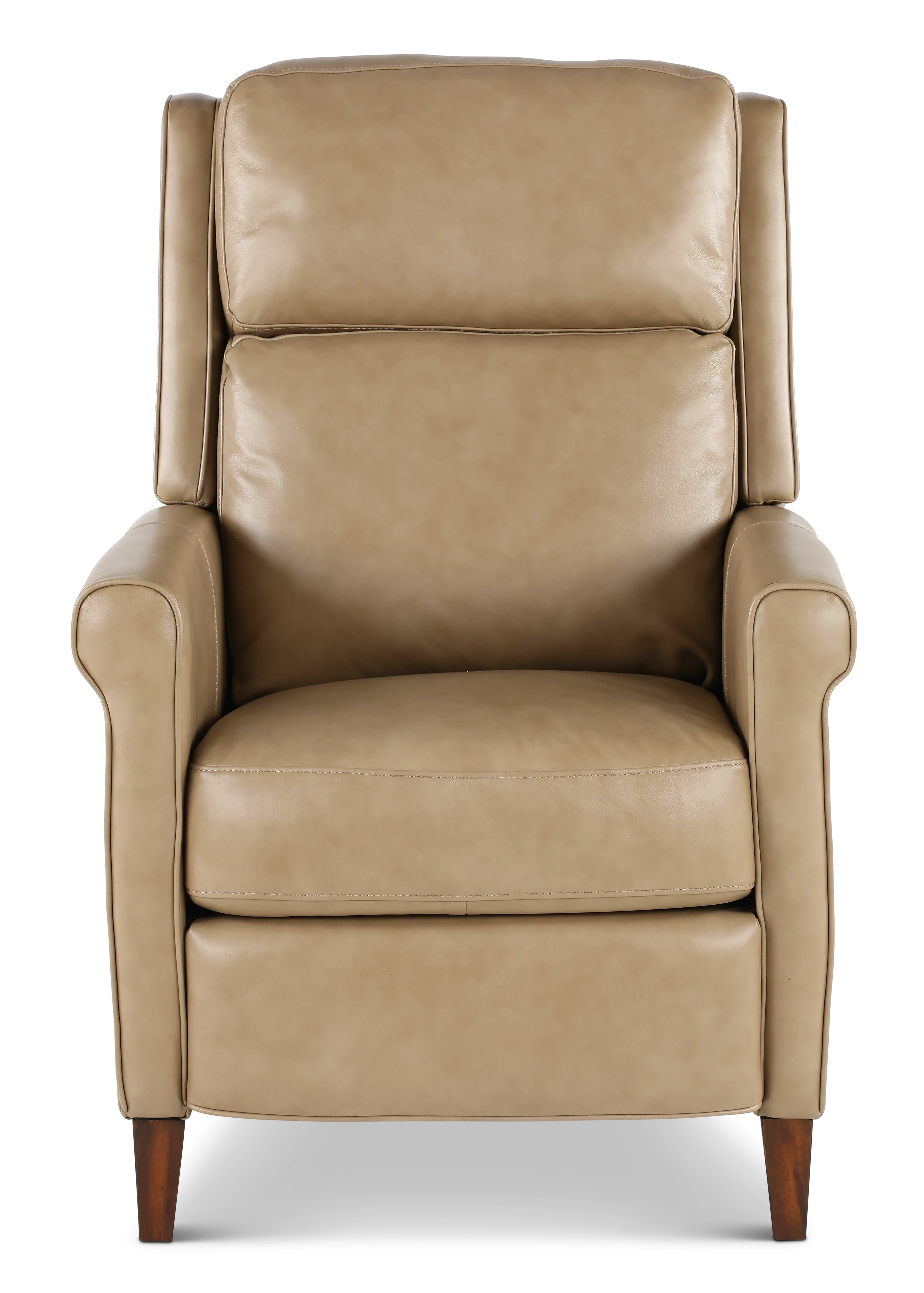 Northfield Cream Pushback High-Leg Recliner-4