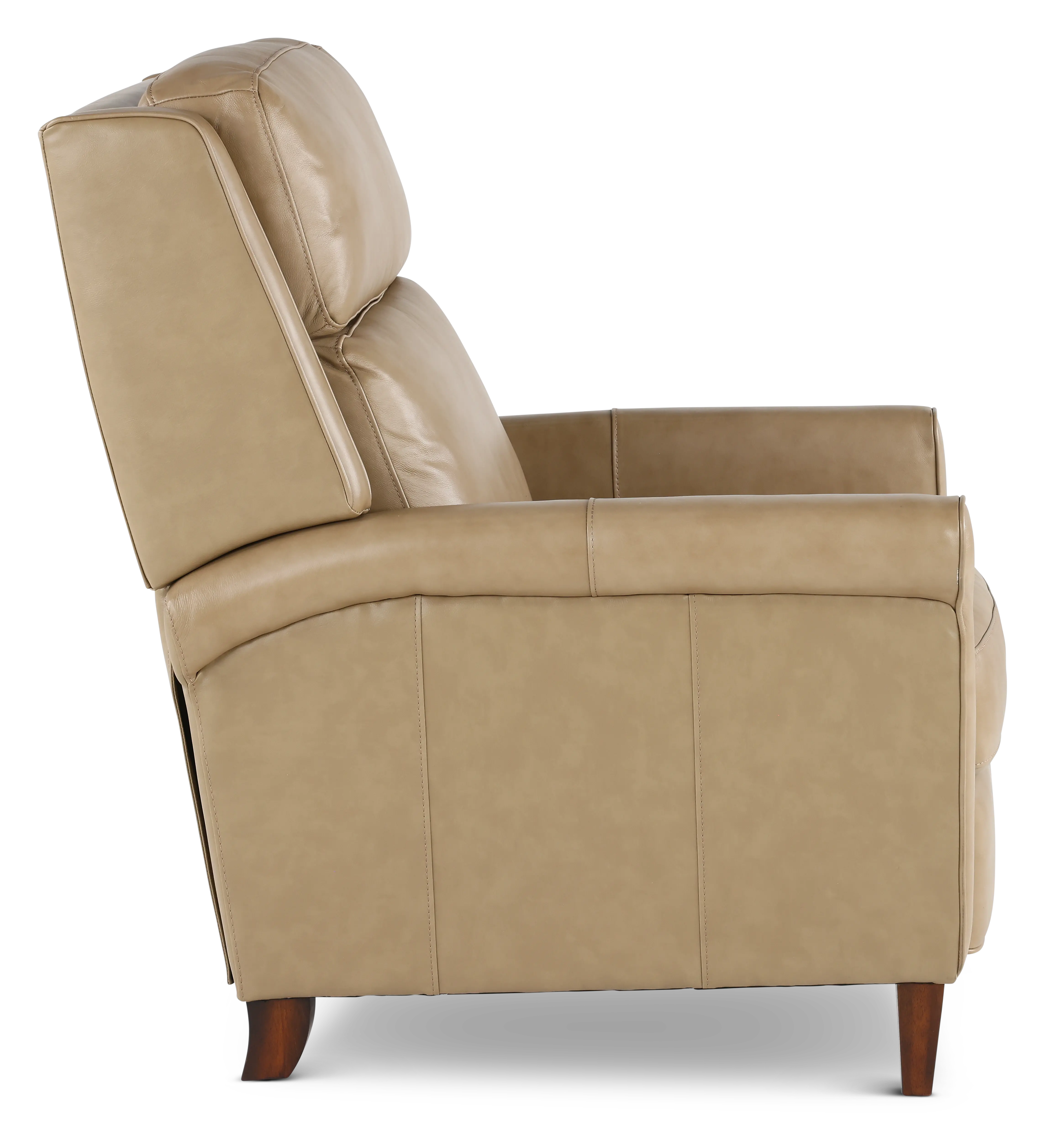 Northfield Cream Pushback High-Leg Recliner-6