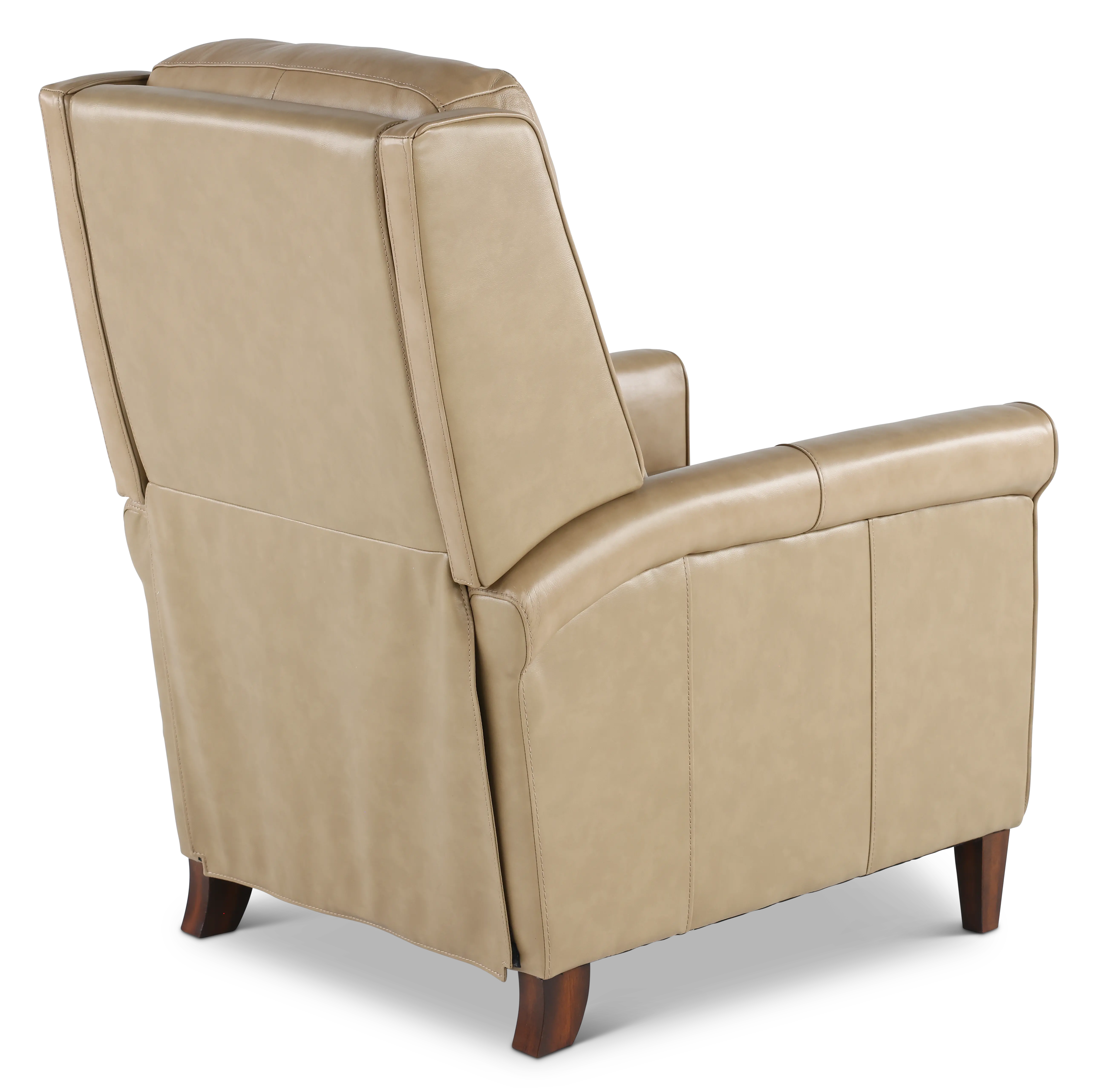 Northfield Cream Pushback High-Leg Recliner-7