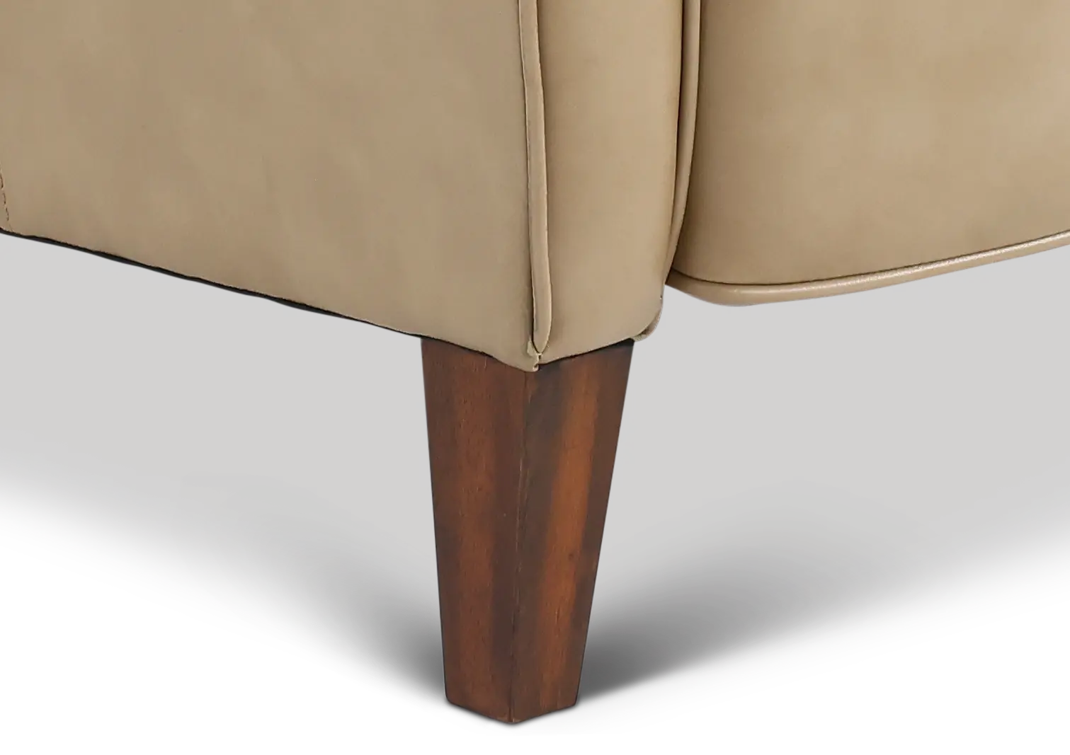 Northfield Cream Pushback High-Leg Recliner-8