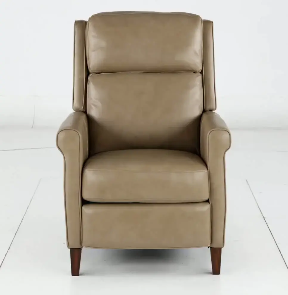 Northfield Cream Pushback High-Leg Recliner-9