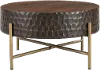 Santa Cruz Antique Bronze and Brown Coffee Table