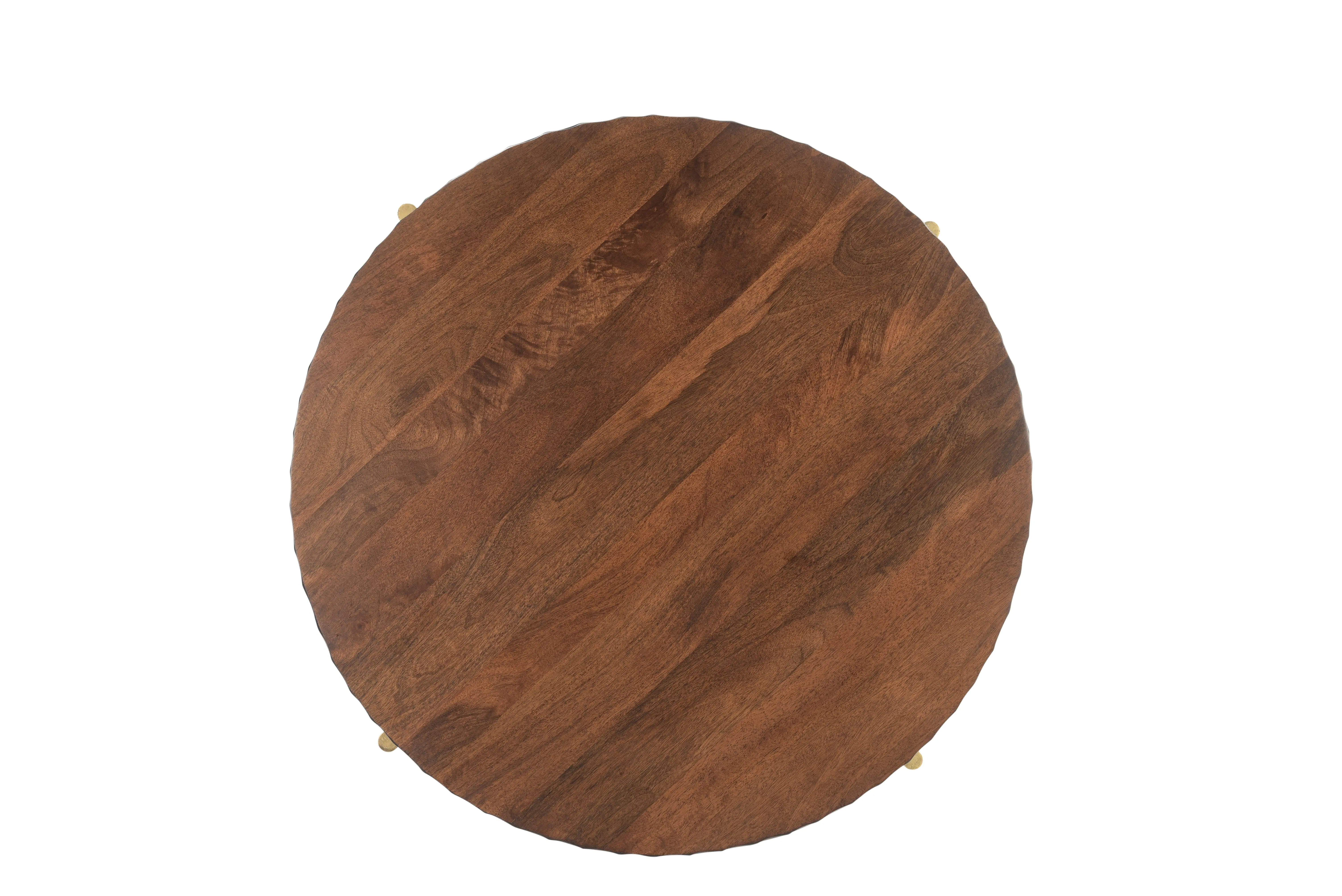 Santa Cruz Antique Bronze and Brown Coffee Table-5