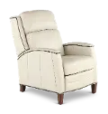 Vermont Pearl Pushback High-Leg Recliner