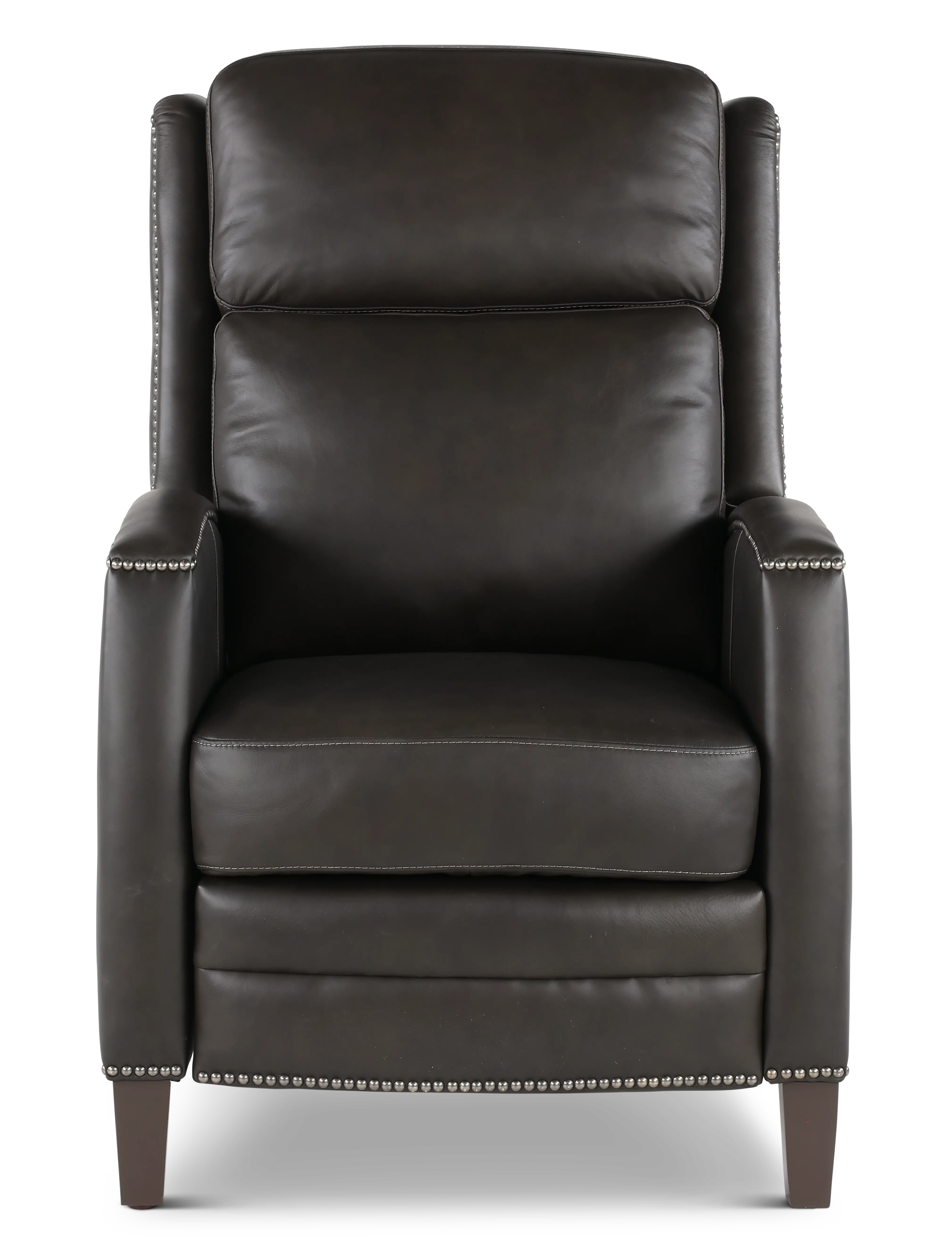 Vermont Slate Noire Pushback High-Leg Recliner-4