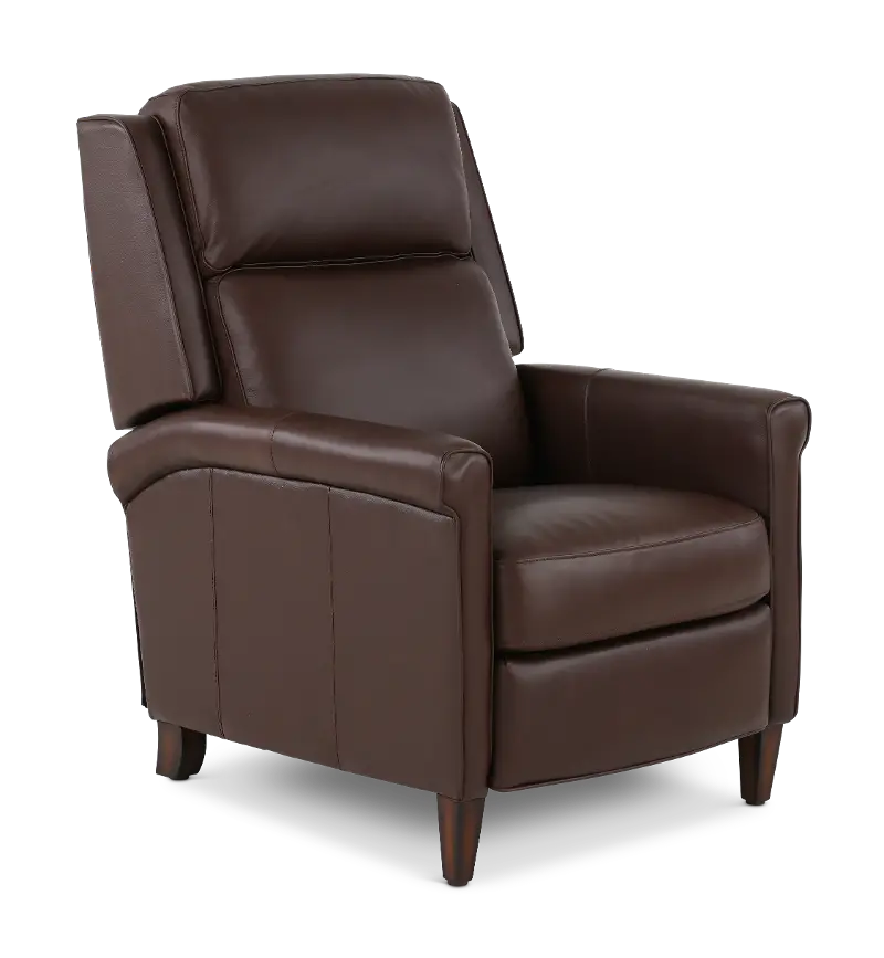 Northfield Walnut Brown High-Leg Power Recliner