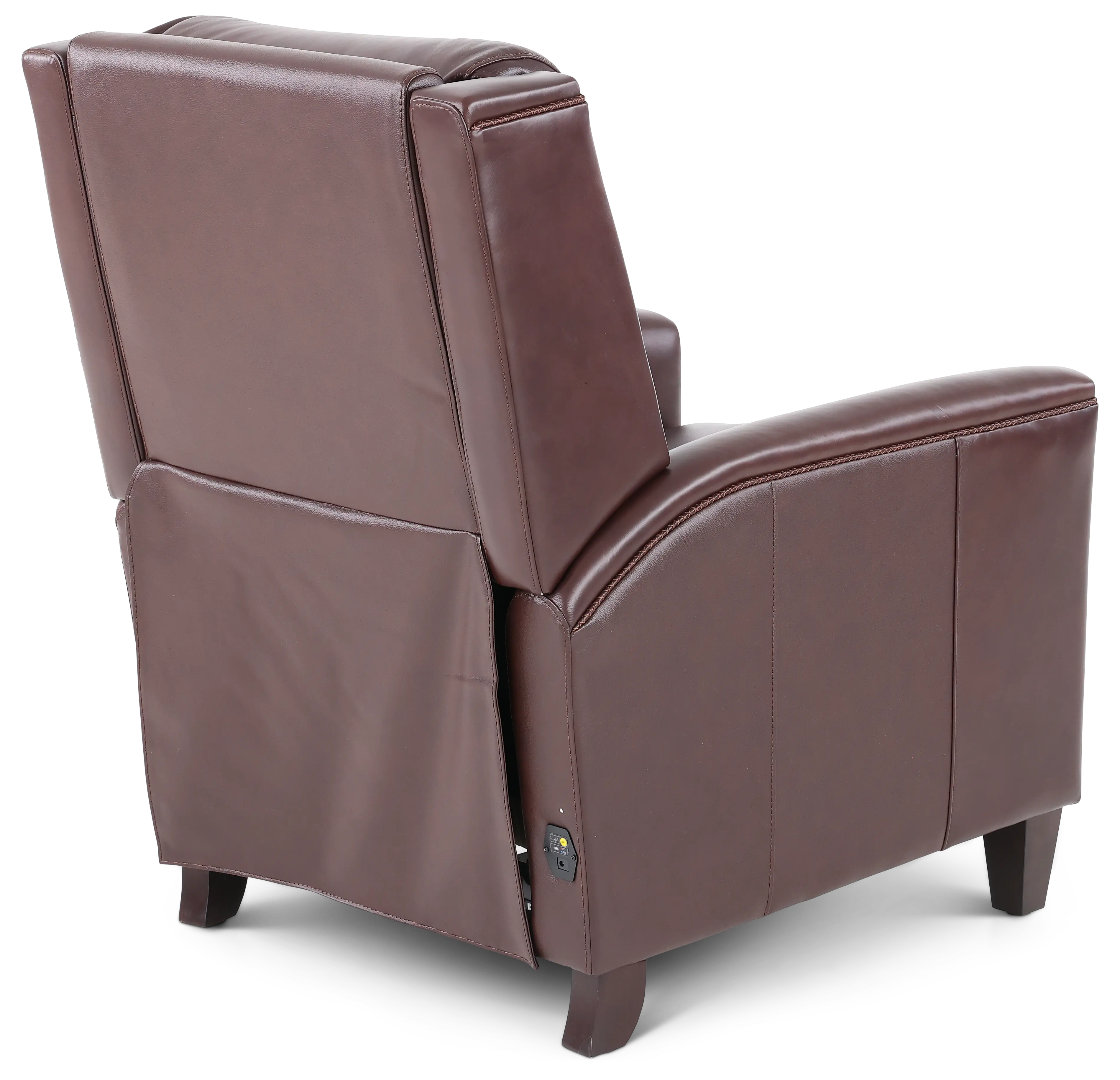 Connor Espresso Dark Brown High-Leg Power Recliner-7