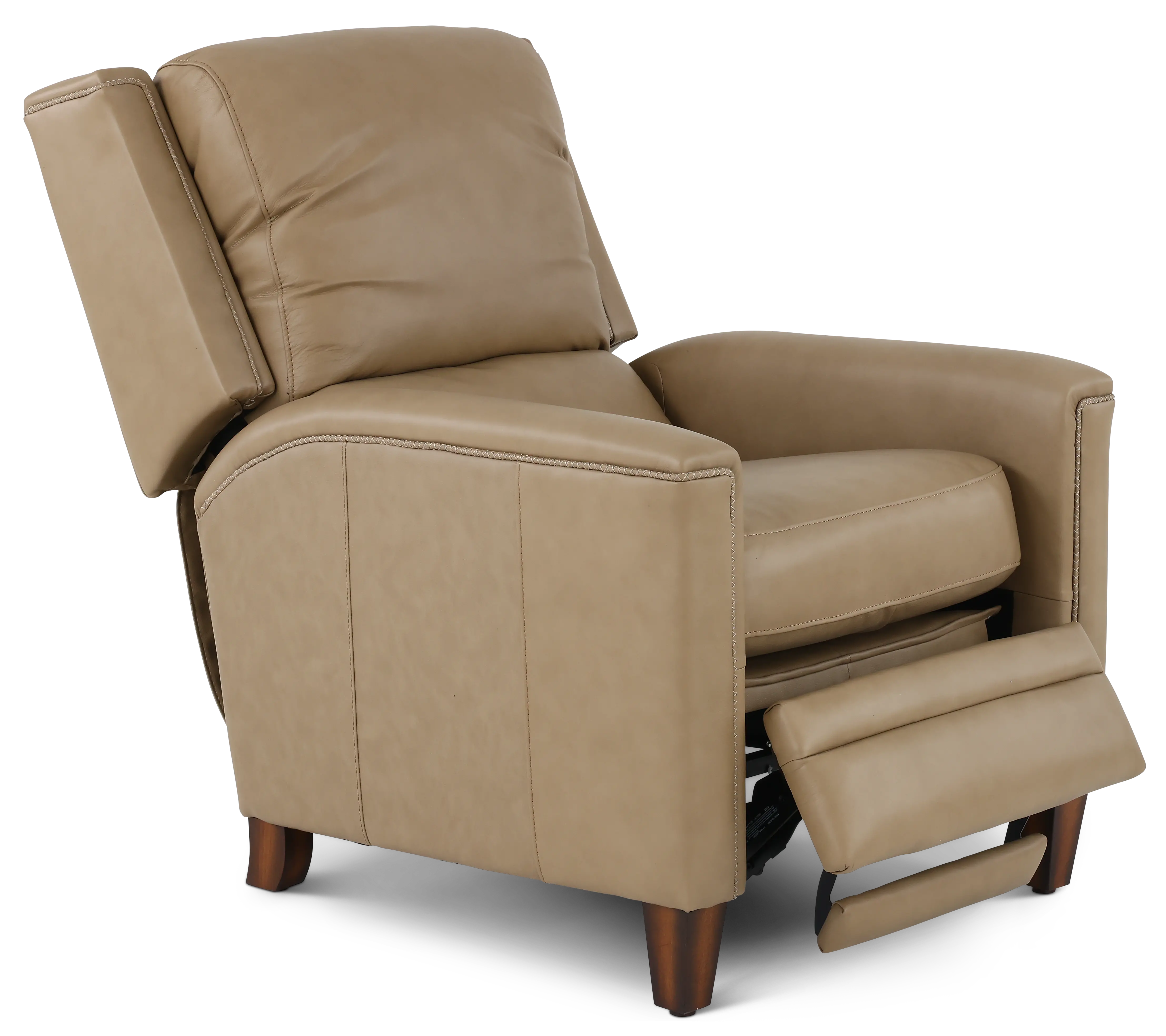 Connor Latte Light Brown High-Leg Power Recliner-5