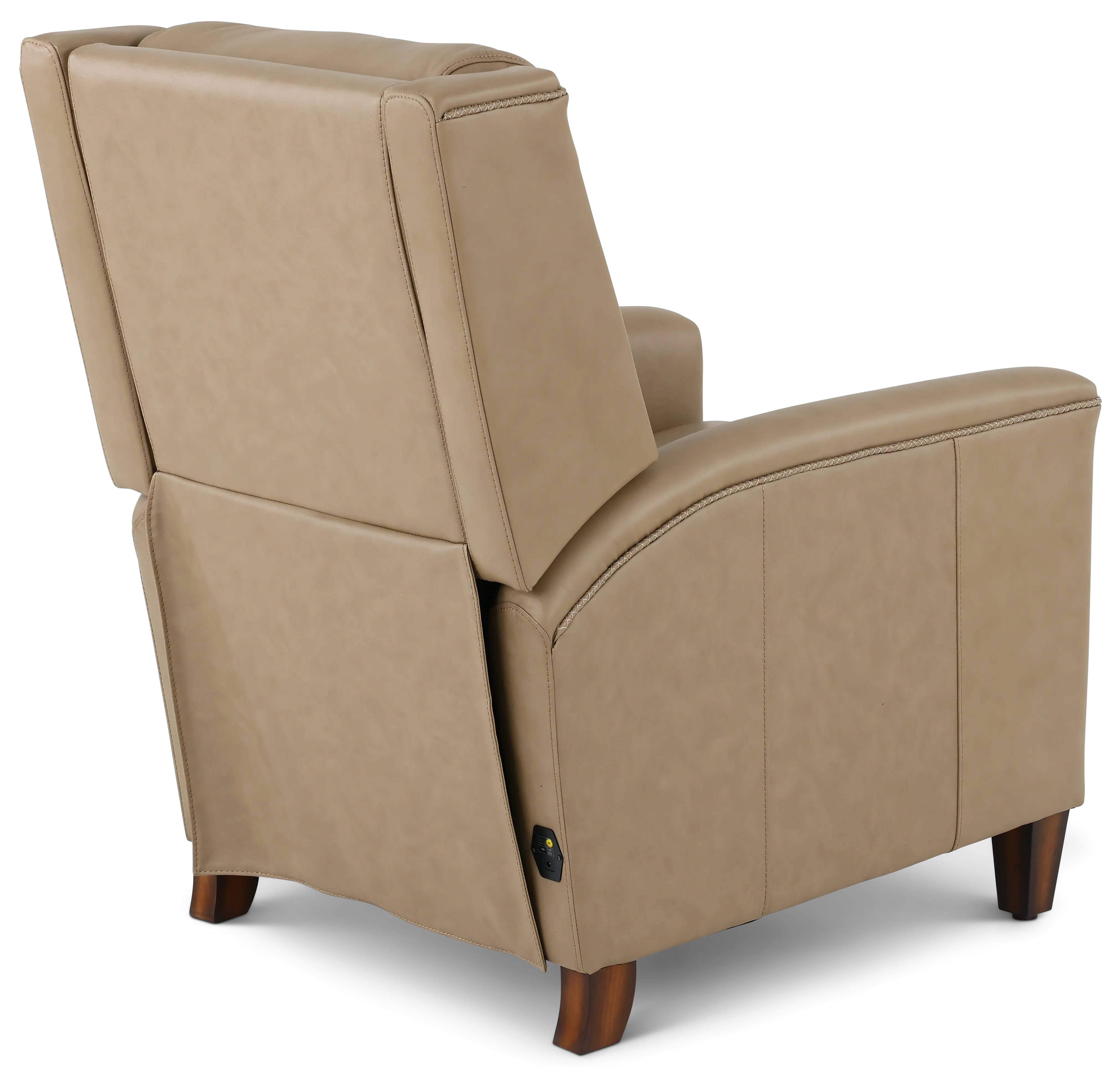 Connor Latte Light Brown High-Leg Power Recliner-7