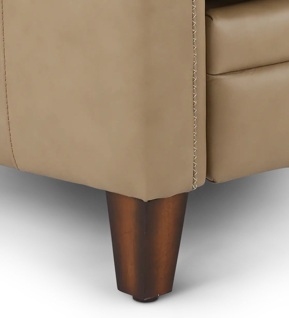 Connor Latte Light Brown High-Leg Power Recliner-9
