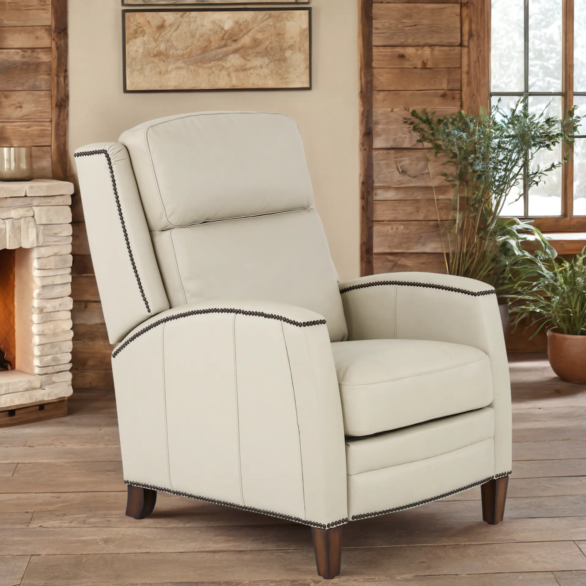 Vermont Pearl High-Leg Power Recliner-2