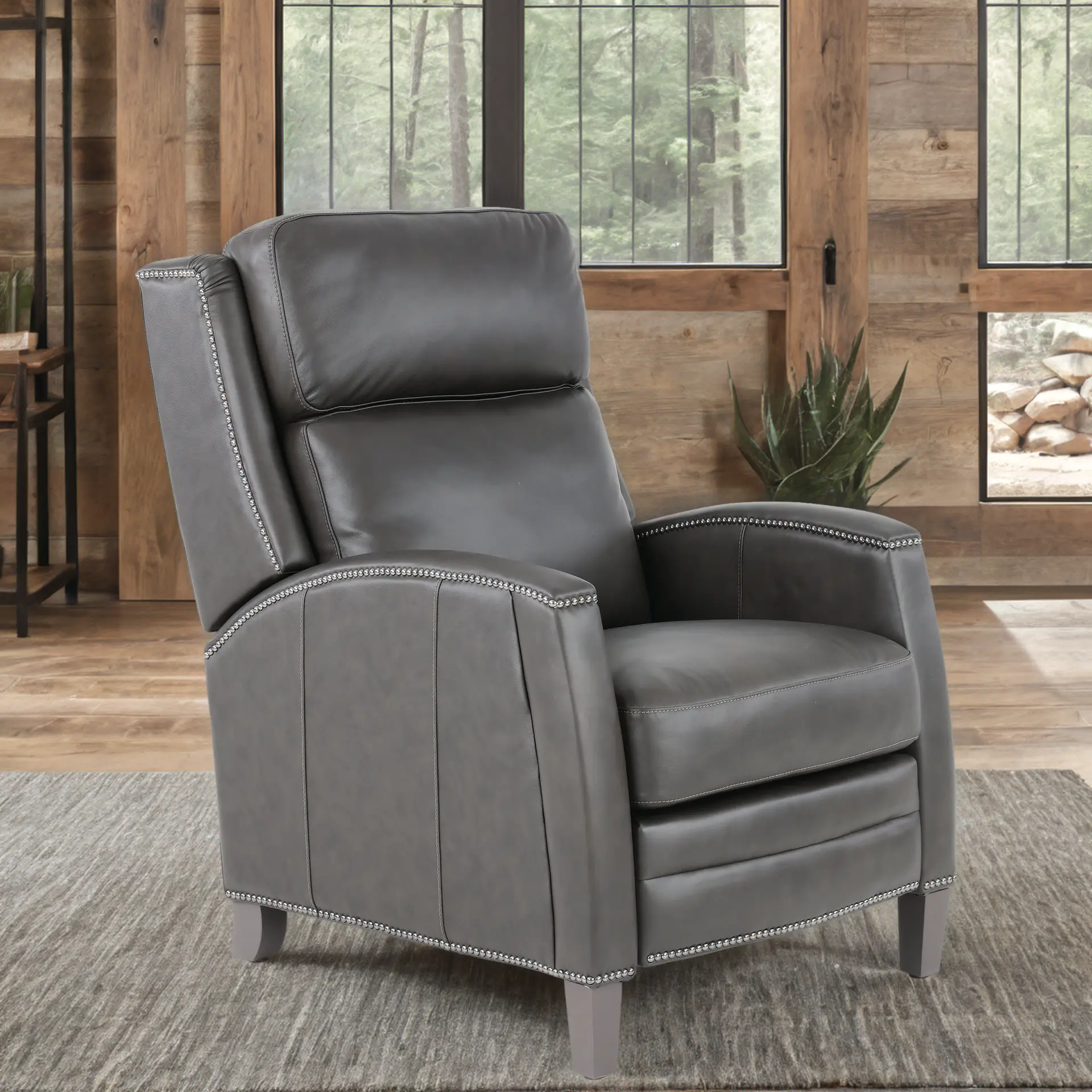 Vermont Slate Noire High-Leg Power Recliner-2
