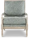 Hanford Light Brown and Blue Chair