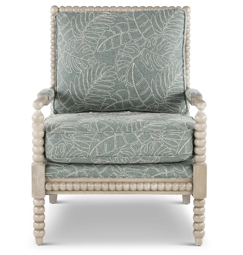 Hanford Light Brown and Blue Chair