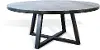 Eclipse Umbra Black 72  Round Dining Table
