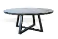 Eclipse Umbra Black 72 Round Dining Table