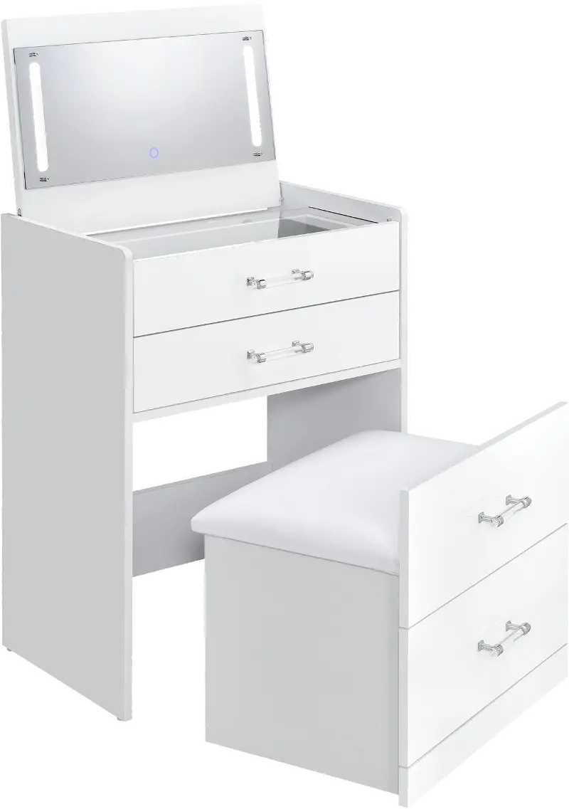 Irvine White Mini Dressing Table