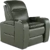 Vertex Basil Leather Power Recliner