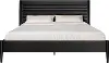 Casal Black Queen Platform Bed