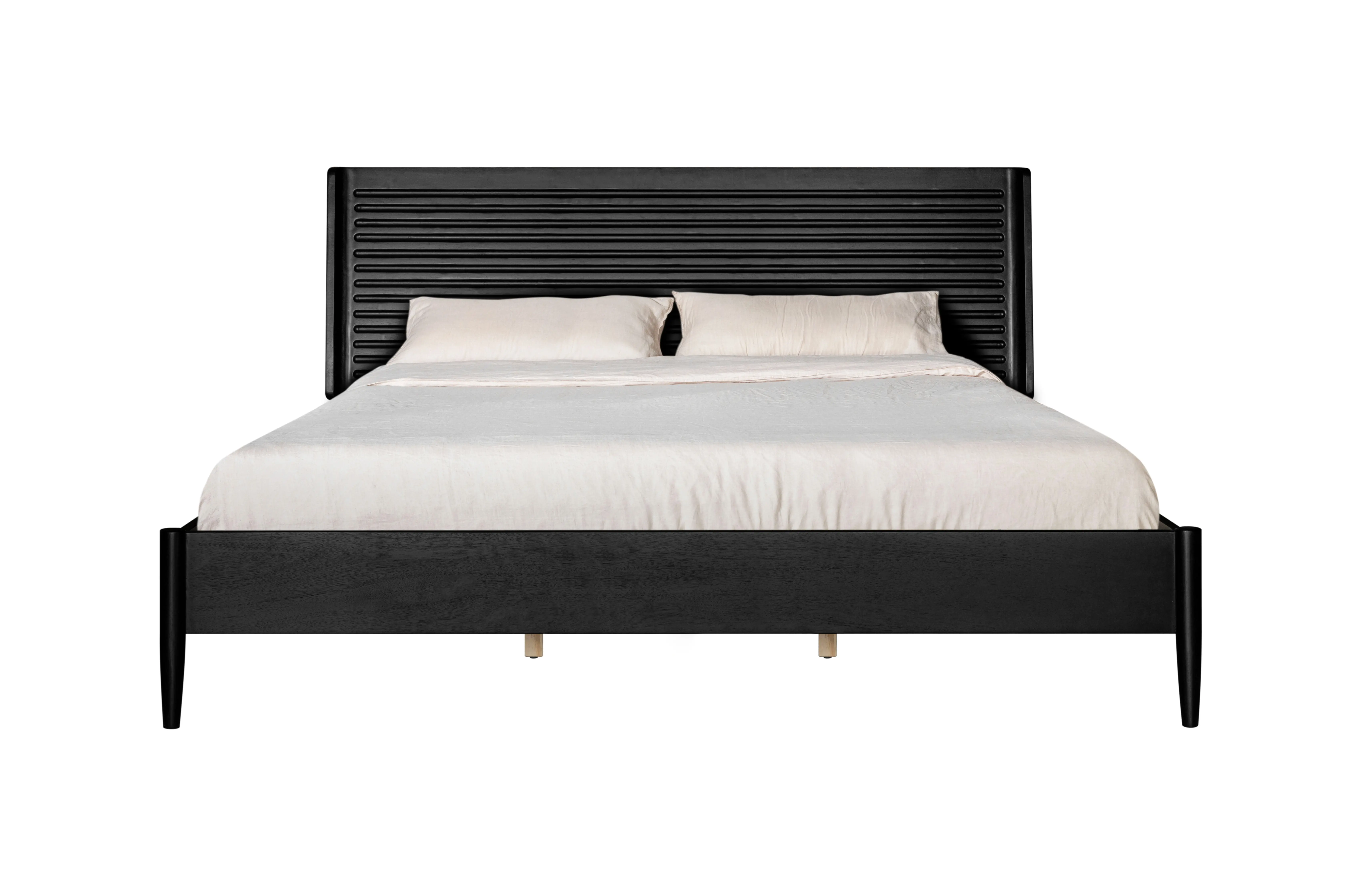 Casal Black King Platform Bed-1