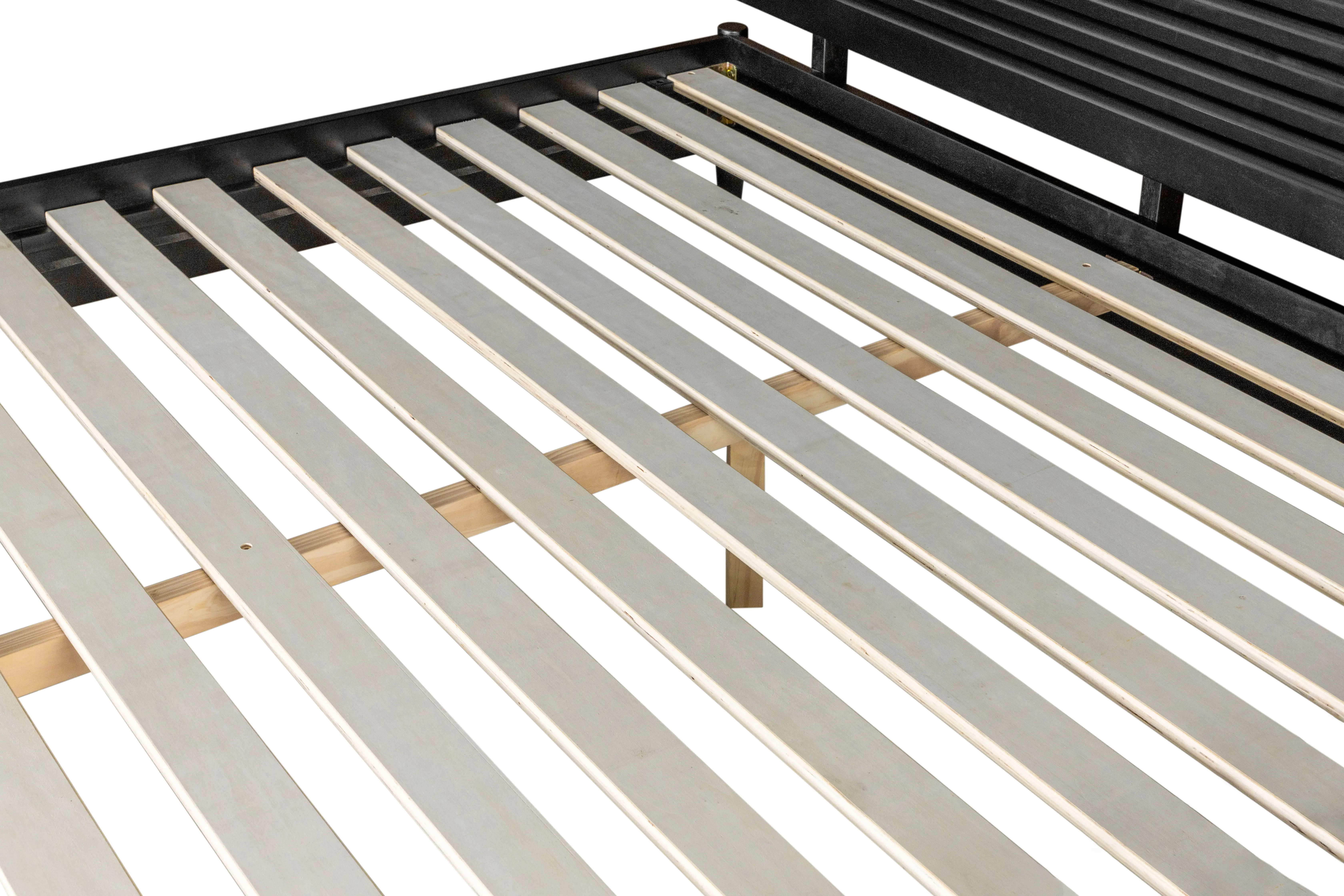 Casal Black King Platform Bed-10