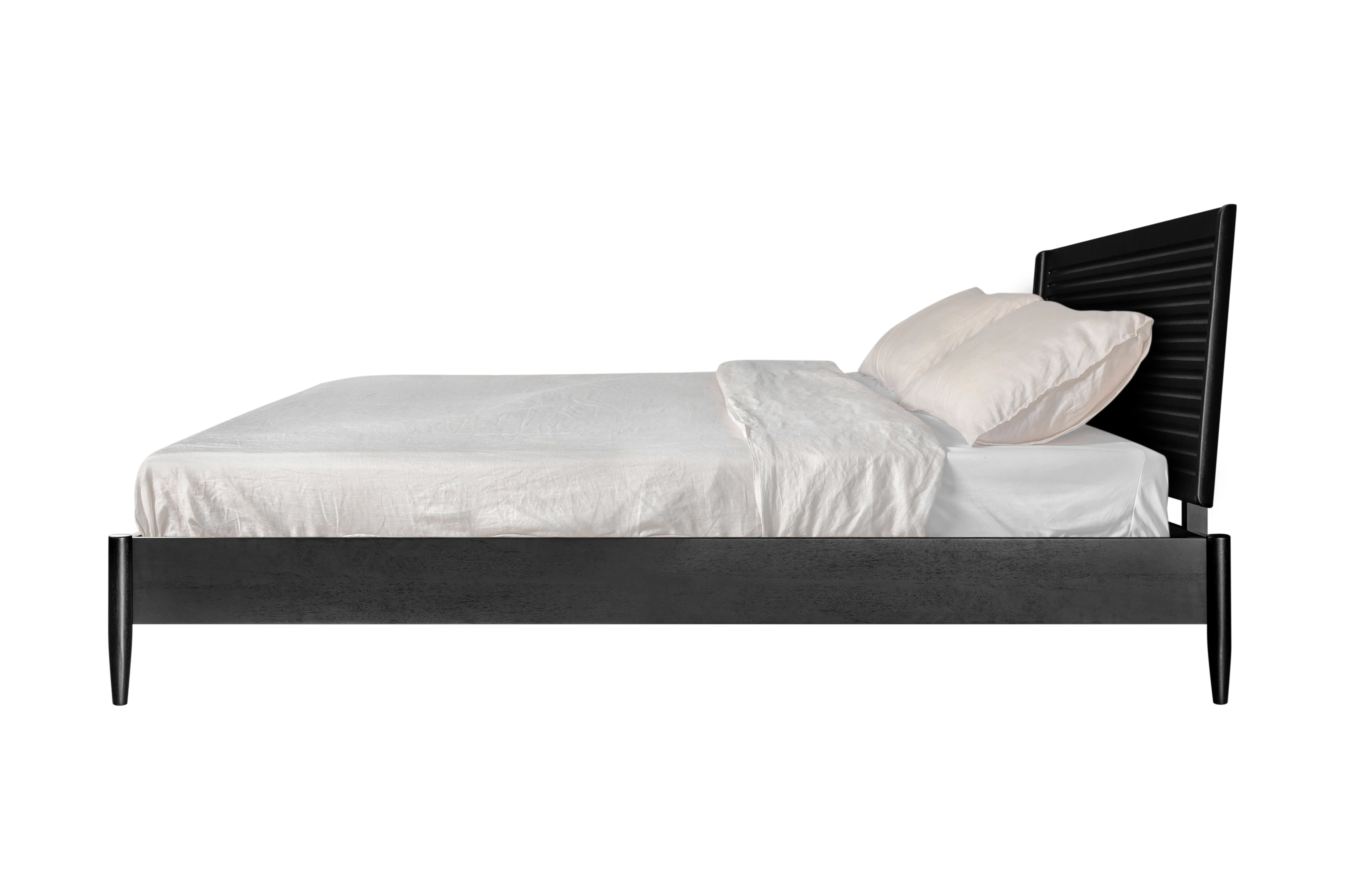 Casal Black King Platform Bed-6