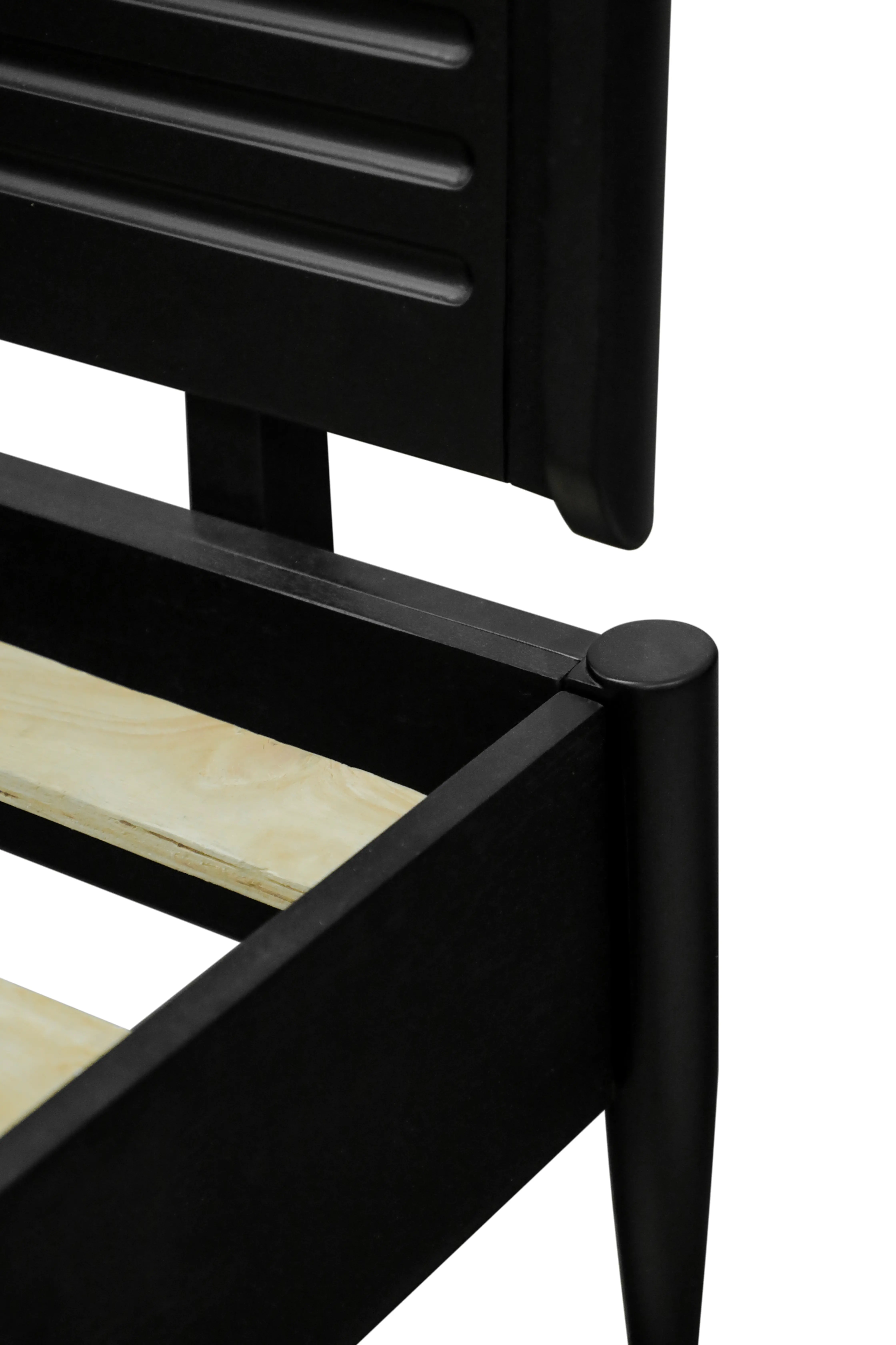 Casal Black King Platform Bed-7