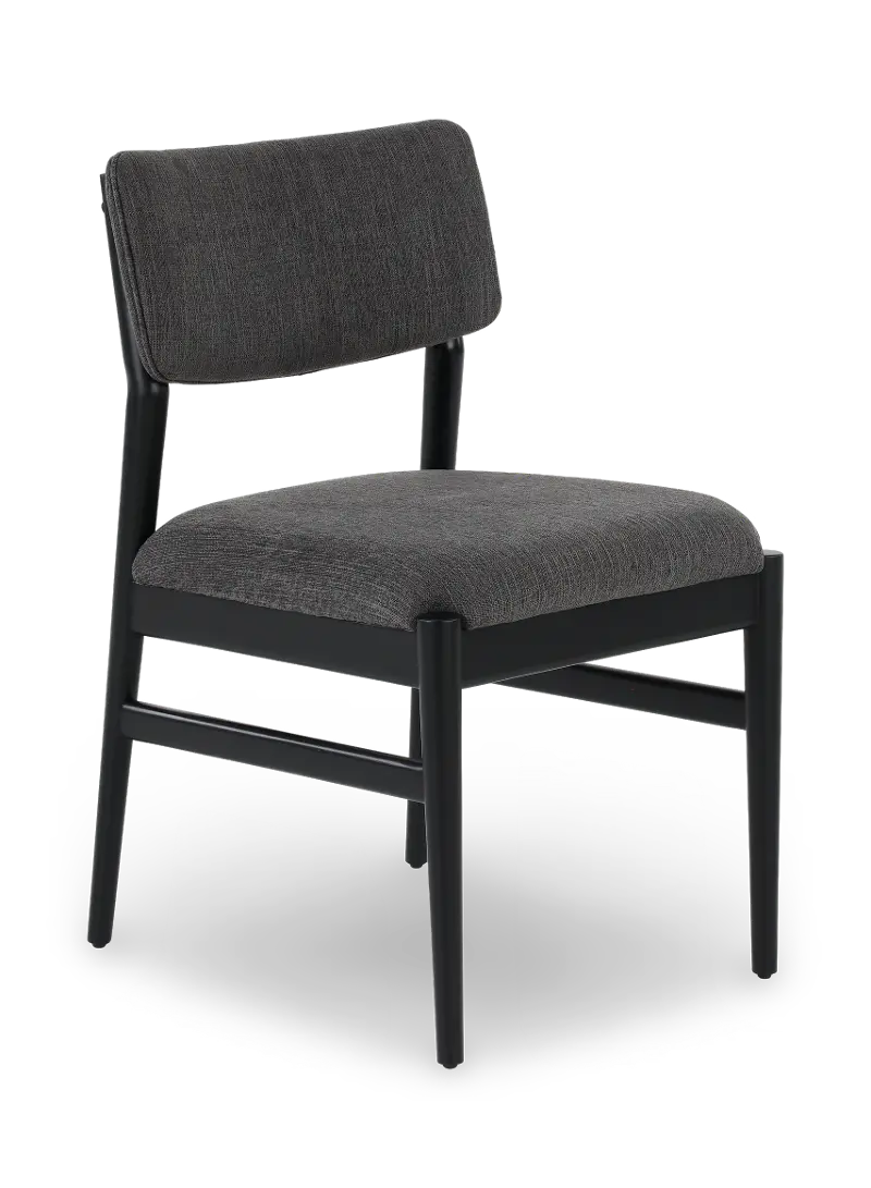 Casal Dark Gray and Black Dining Chair