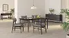 Casal Black 5 Piece Dining Set