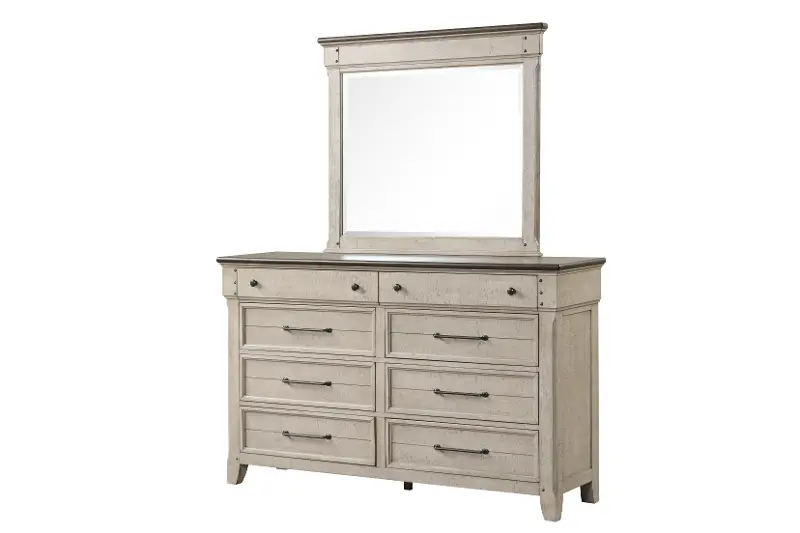 Waterbury Light Gray Dresser