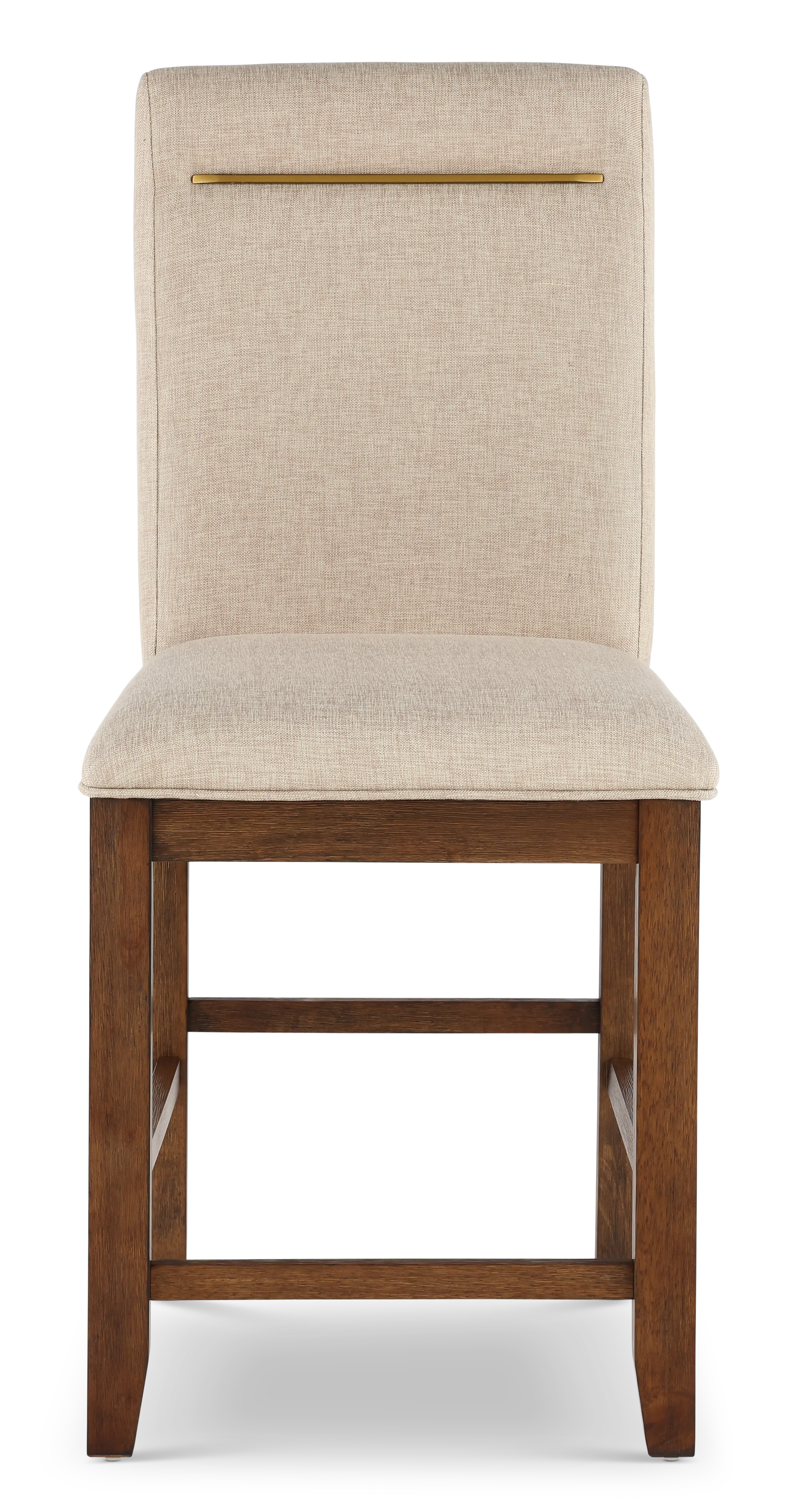 Garland Brown and Cream Upholstered Counter-Height Stool-2