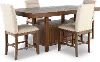 Garland Toffee Brown 5 Piece Counter Height Dining Set