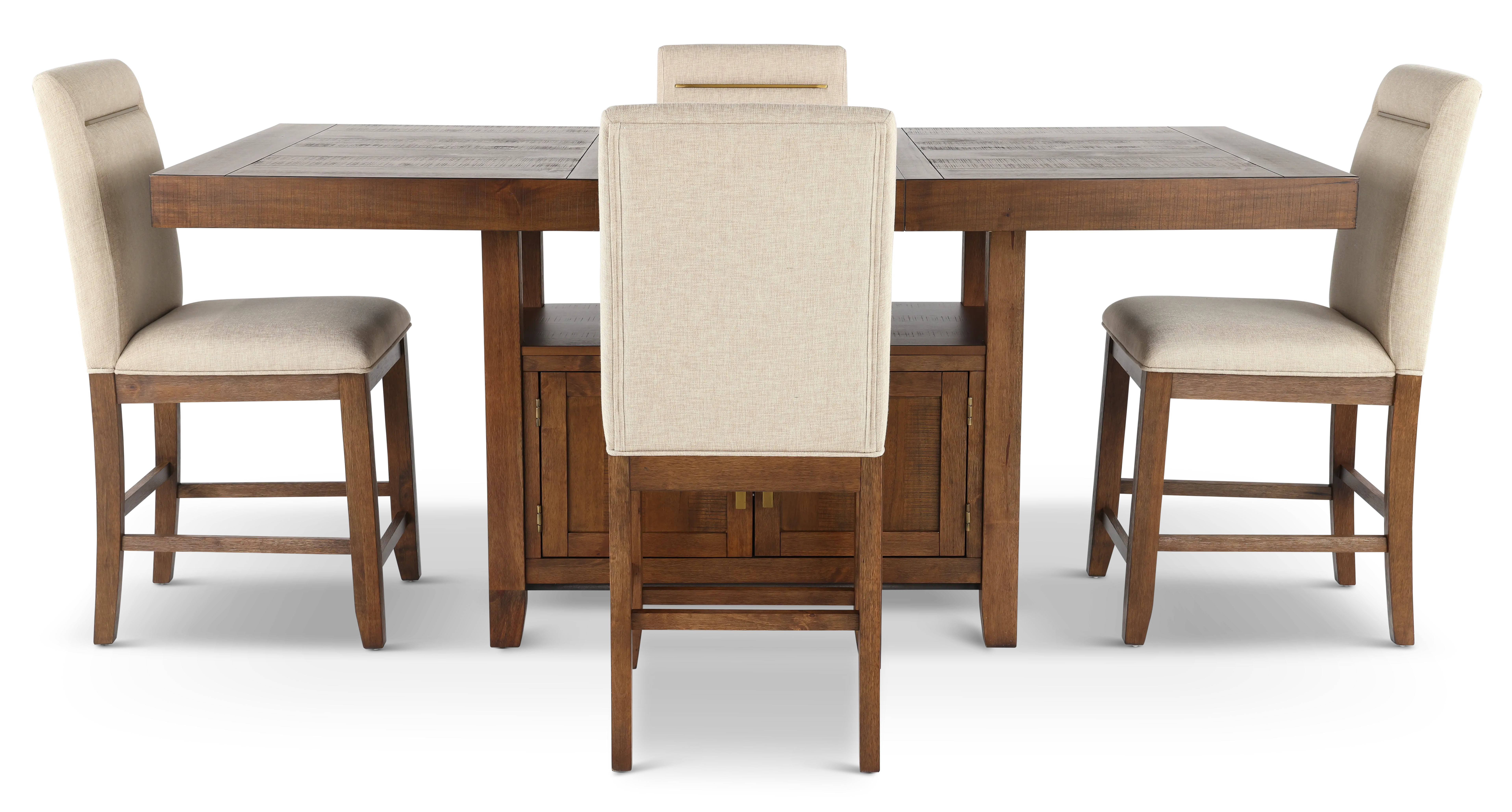 Garland Toffee Brown 5-Piece Counter-Height Dining Set-4