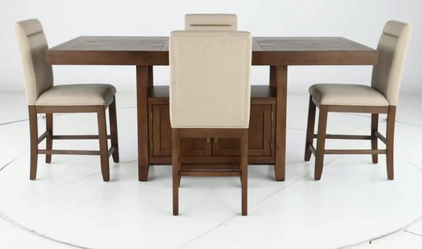 Garland Toffee Brown 5-Piece Counter-Height Dining Set-5