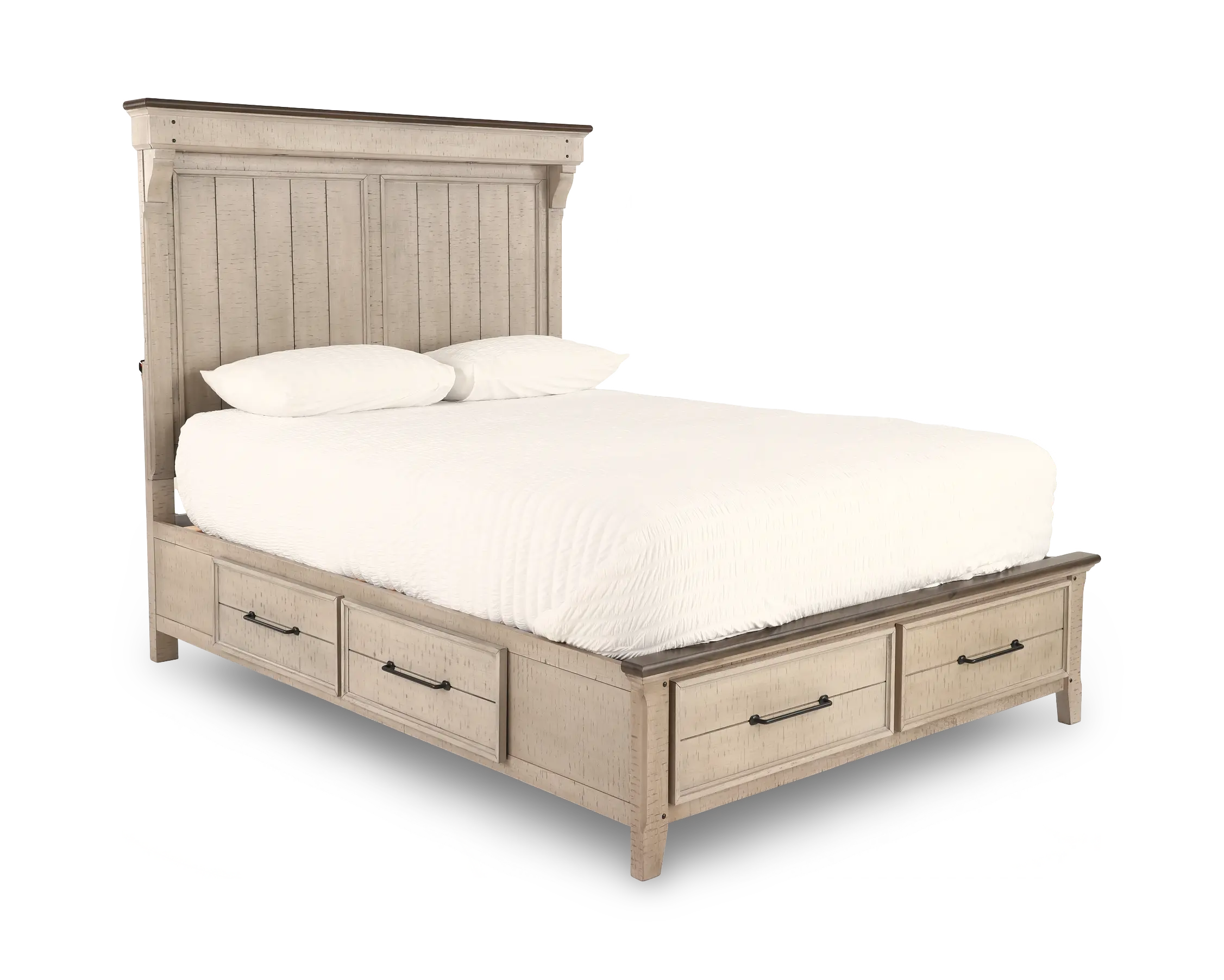 C8494-BED5/0 Waterbury Light Gray Queen Bed-1