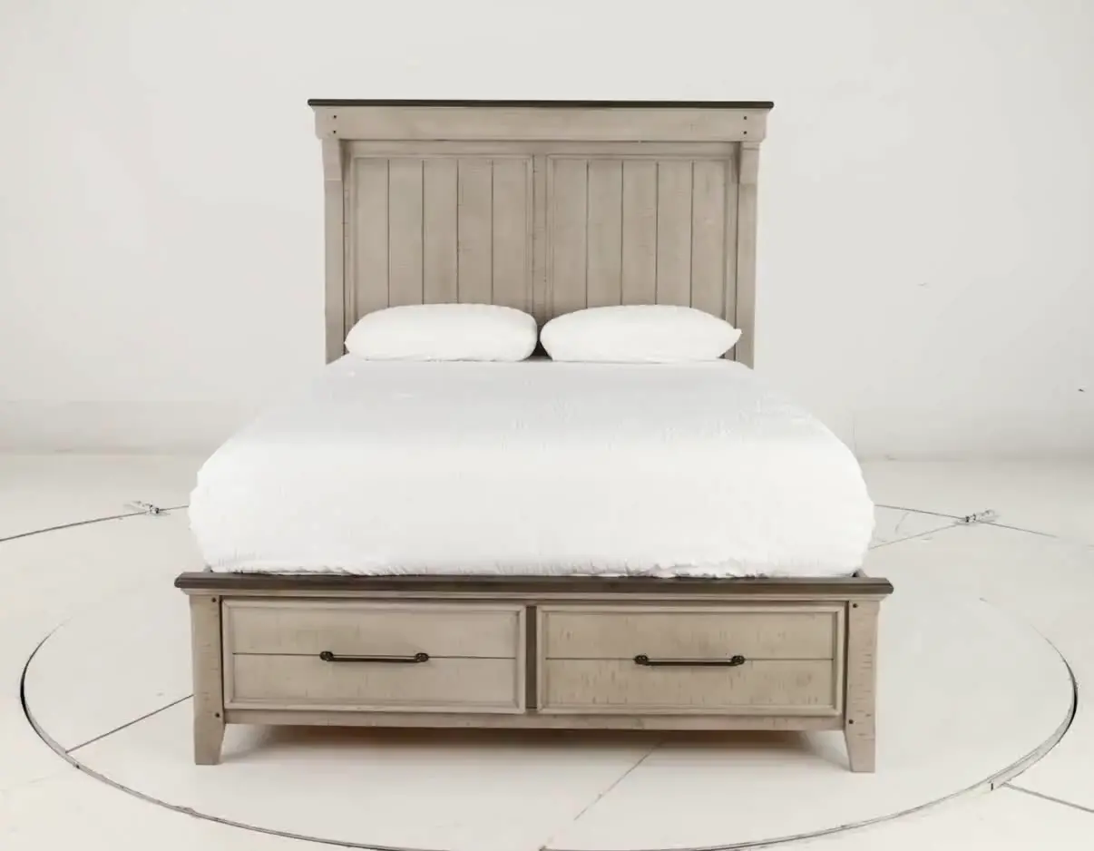 C8494-BED5/0 Waterbury Light Gray Queen Bed-13