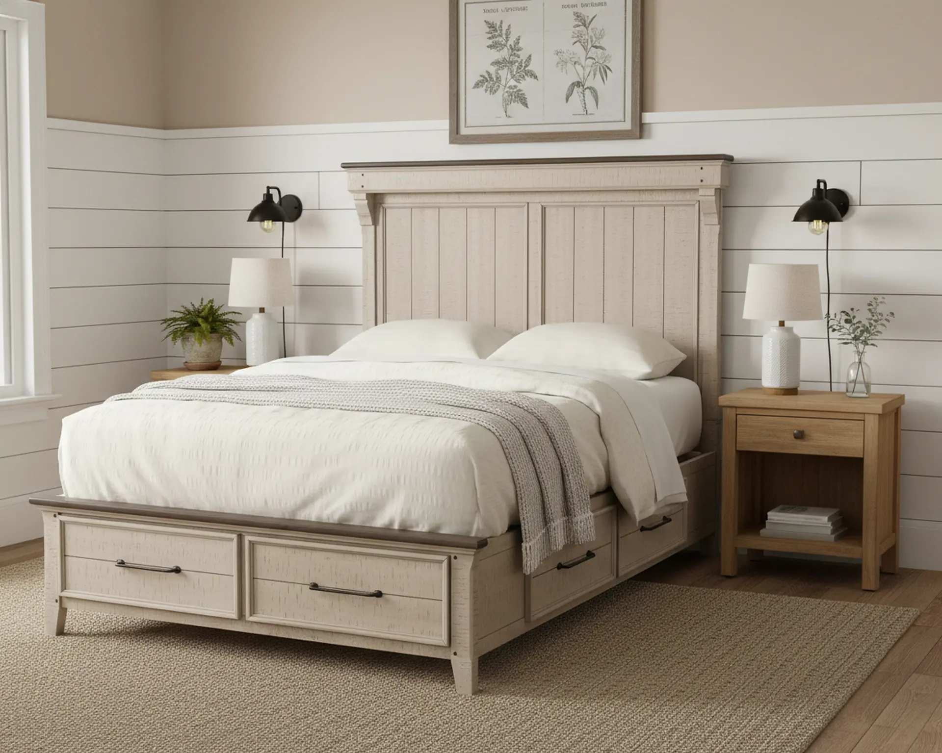 C8494-BED5/0 Waterbury Light Gray Queen Bed-14