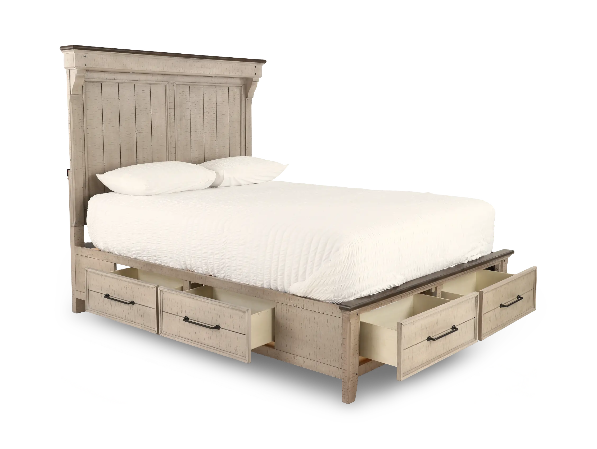 C8494-BED5/0 Waterbury Light Gray Queen Bed-6