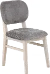 Leah Natural Washed and Gray Dining Chair