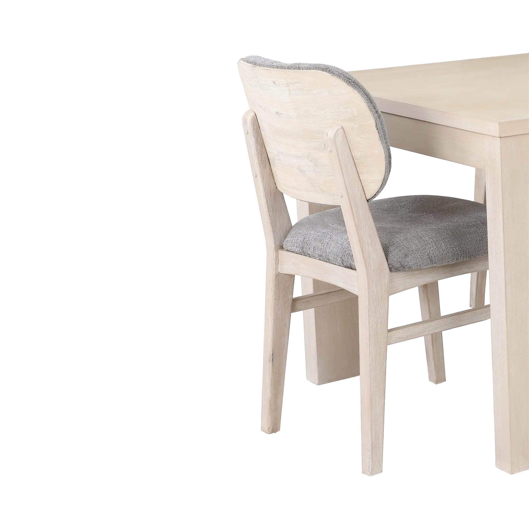 Leah Natural Washed 5 Piece Dining Set-5
