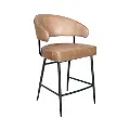 Essex Dover Ivory Leather Counter Height Stool