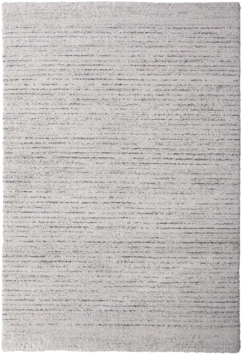 Granada 8 x 11 Linear Ivory and Gray Area Rug