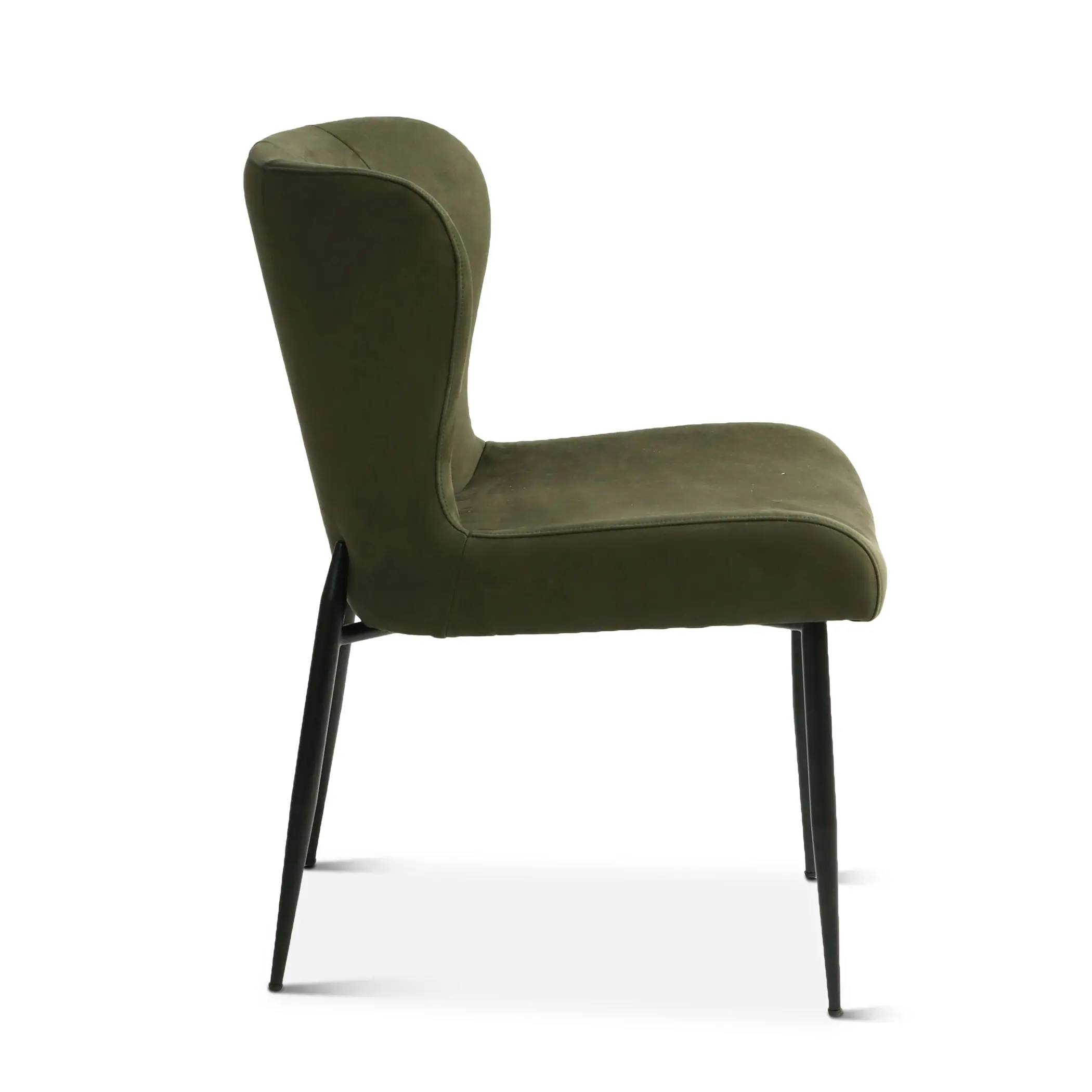 Jennifer Green Suede Eco-Friendly Dining Chair-4