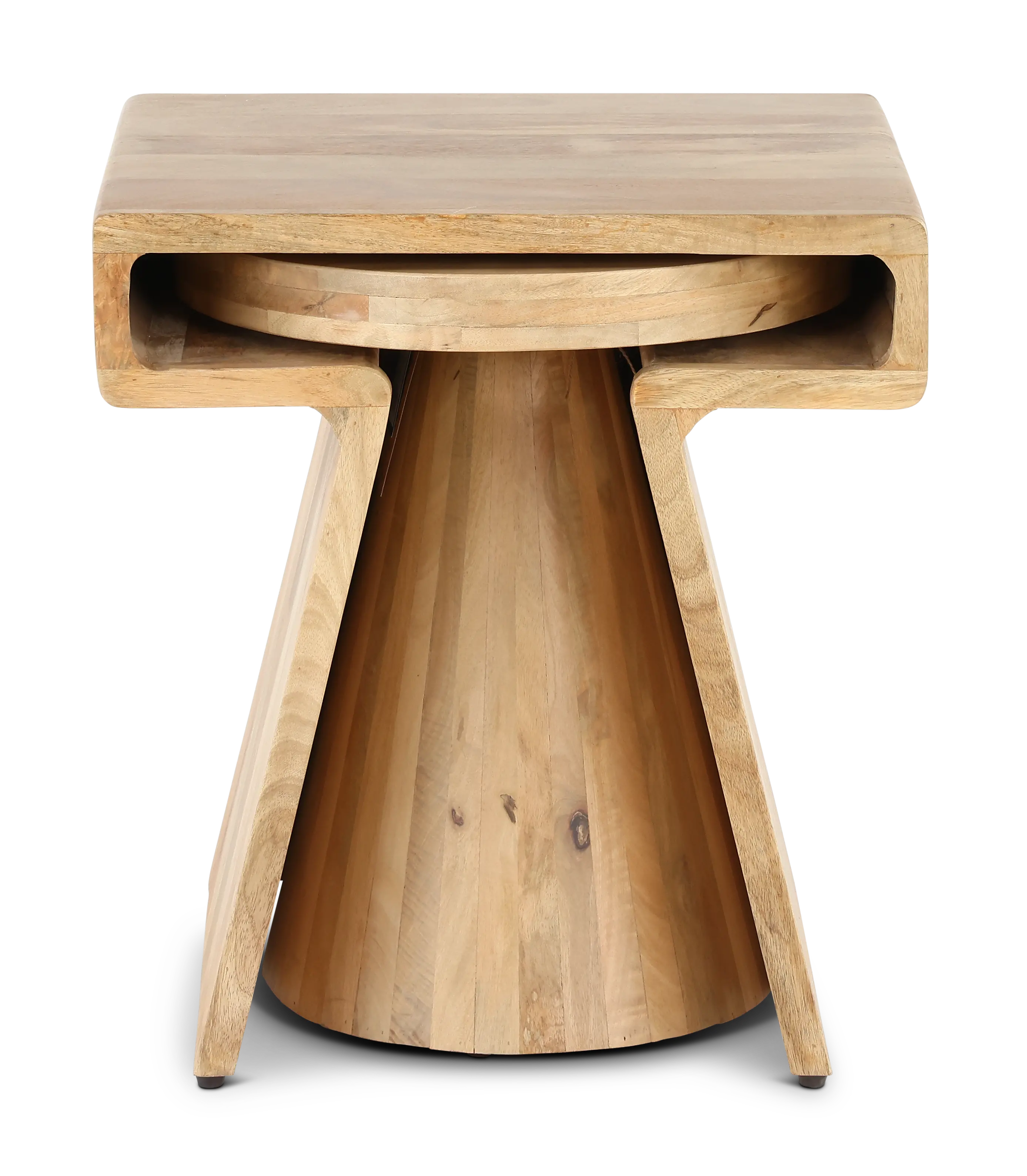 Keppler Brown Nesting Tables, Set of 2-1