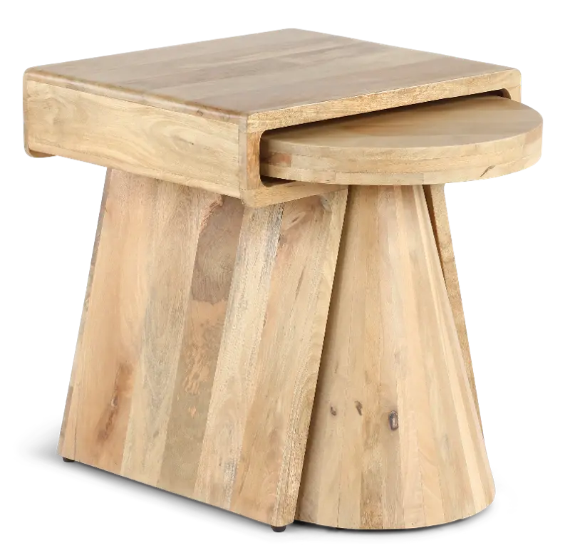 Keppler Brown Nesting Tables, Set of 2