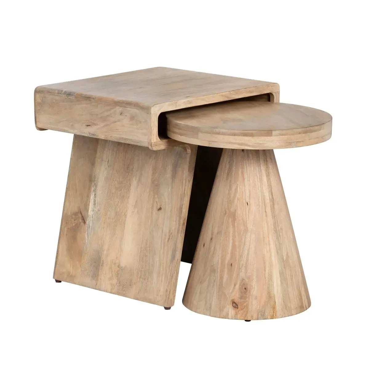 Keppler Brown Nesting Tables, Set of 2-9